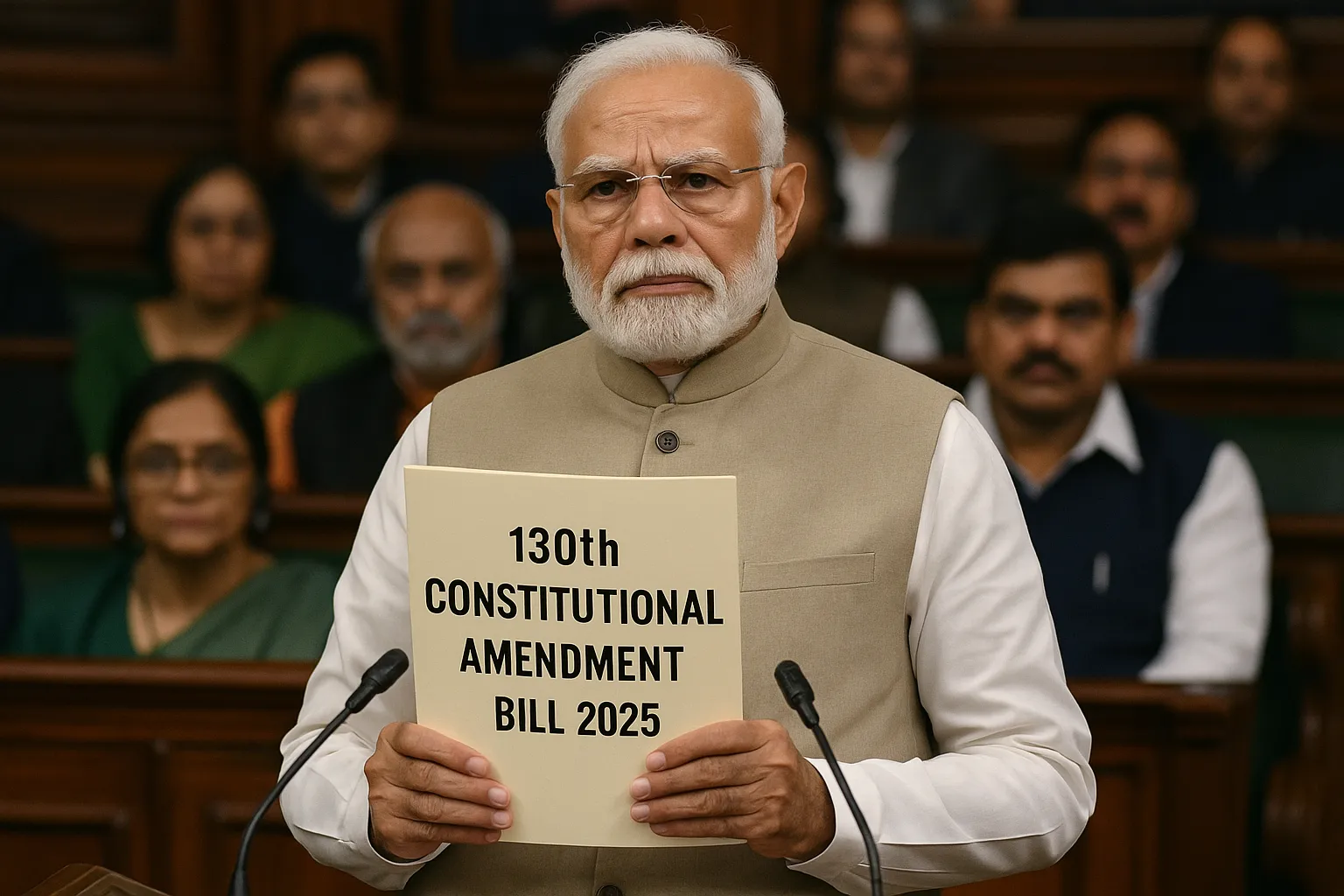 130th Constitutional Amendment Bill 2025 Hindi