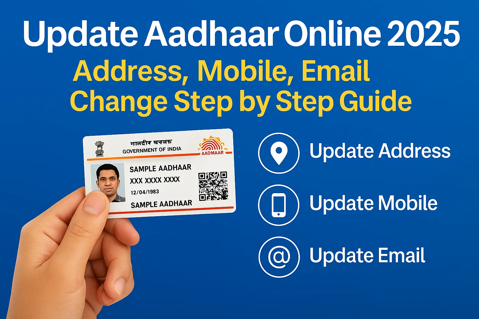 Update Aadhaar Online 2025