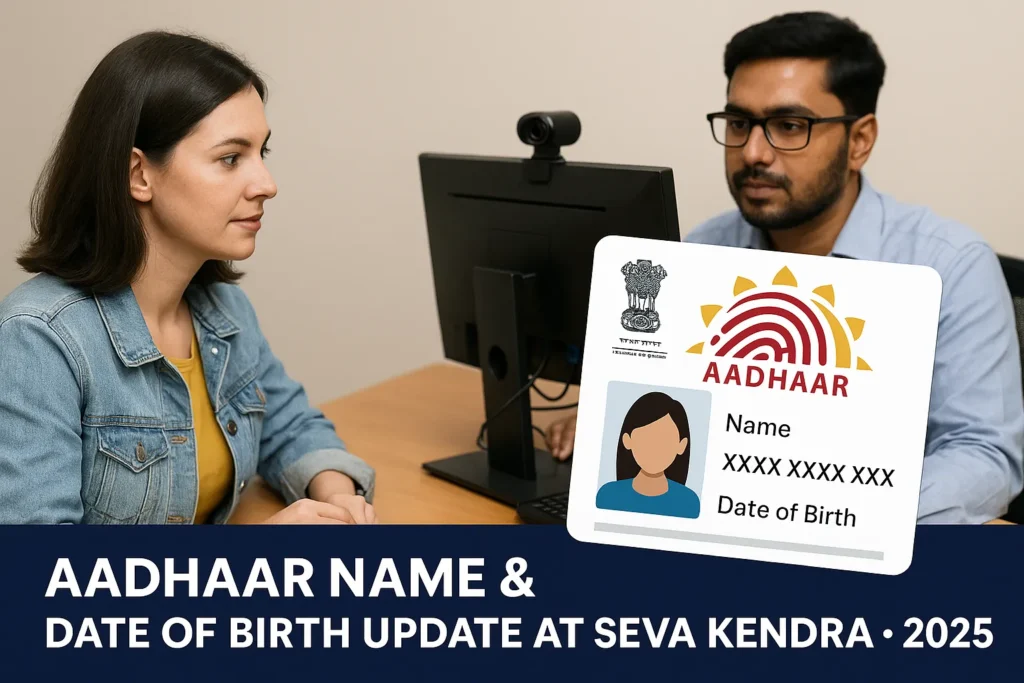Aadhaar Name & DOB Update